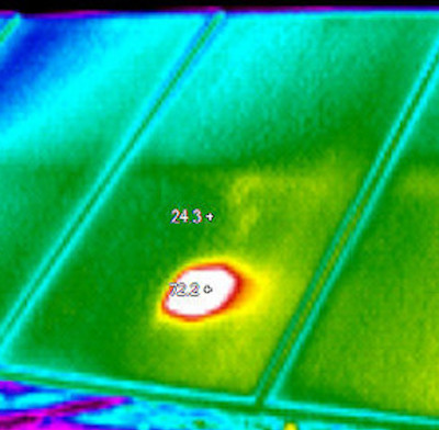 Thermische Untersuchung einer Solaranlage